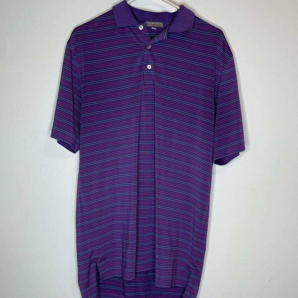 Peter Millar Southern Comfort Striped Golf Polo in Small